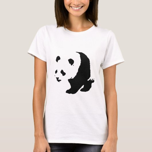 Pop Art Panda T-shirt (Voorkant)