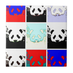 Pop Art Panda Tegeltje