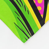 Pop Art Paprika Patroon Fleece Deken (Hoek)