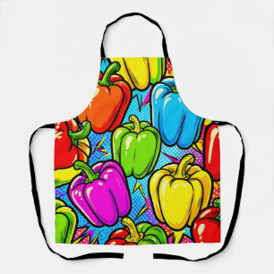 Pop Art Paprika Patroon Schort