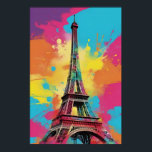 Pop Art Paris Eiffeltoren Poster Wall Art Print<br><div class="desc">Verhoog uw interieur met dit Poster van de kunstmuur van de Eiffeltoren Pop. Met levendige en speelse abstracte vormen die een vleugje plezier en interesse toevoegen aan elke kamer. Perfect voor uw woonkamer of slaapkamer wanneer u een trendy tintje aan uw interieur wilt toevoegen. Voeg vandaag nog wat coole trendy...</div>