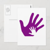 Pop art party briefkaart (Voorkant / Achterkant)
