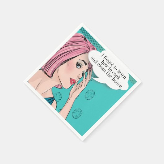 Pop Art Party Cocktail servetten (Hoek)