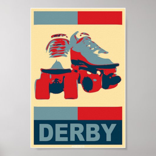Pop Art Patriotic Derby Poster (Voorkant)