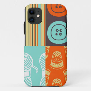Pop-art patroon - naaien Case-Mate iPhone case