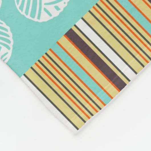 Pop-art patroon - naaien fleece deken (Hoek)