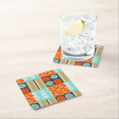 Pop-art patroon - naaien kartonnen onderzetters (Insitu)