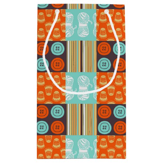 Pop-art patroon - naaien klein cadeauzakje (Achterkant)