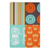 Pop-art patroon - naaien mini klembord (Achterkant)