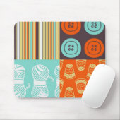 Pop-art patroon - naaien muismat (Met muis)