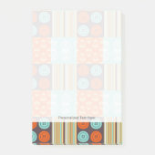 Pop-art patroon - naaien post-it® notes (Voorkant)