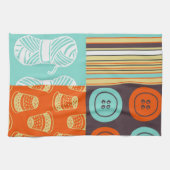 Pop-art patroon - naaien theedoek (Horizontaal)