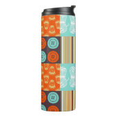 Pop-art patroon - naaien thermosbeker (Gedraaid links)