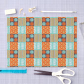 Pop-art patroon - naaien tissuepapier (Craft)