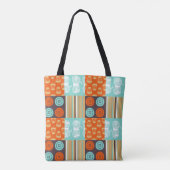 Pop-art patroon - naaien tote bag (Achterkant)