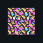 Pop Art Pattern Fabric Art Design Canvas Afdruk<br><div class="desc">Pop Art Pattern Fabric Art Design</div>