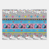 Pop Art Pattern Inpakpapier Vel (Voorkant 3)