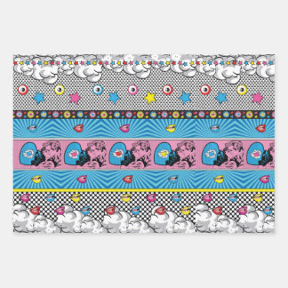 Pop Art Pattern Inpakpapier Vel