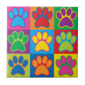 Pop Art Paws Tegeltje (Voorkant)