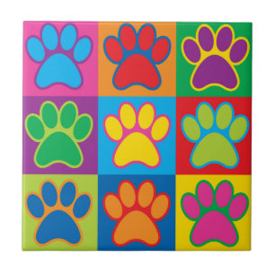 Pop Art Paws Tegeltje