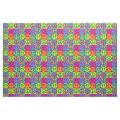 Pop Art Peace Symbols Stof (Fat Quarter)
