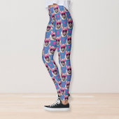 Pop Art Perzische kat met zonnebril Leggings