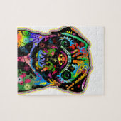 Pop Art Pet Colorful Art Retro Legpuzzel (Horizontaal)