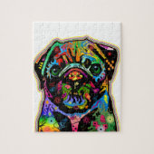 Pop Art Pet Colorful Art Retro Legpuzzel (Verticaal)