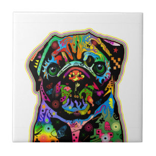 Pop Art Pet Colorful Art Retro Tegeltje