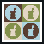 Pop Art Pharmacology Poster<br><div class="desc">Pop Art Pharmacology. Geniet van dit leuke ontwerp met je hobby,  beroep of obsessie voor geweldige t-shirts,  stickers en nog veel meer. Ze maken ook geweldige cadeautjes!</div>