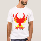 Pop Art Phoenix Mannen T-shirt (Voorkant)