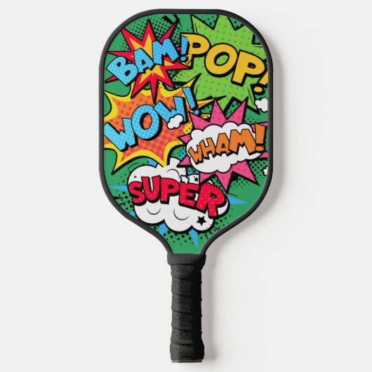 Pop Art Pickleball Paddle (Voorkant)