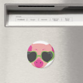 Pop art Piggy Magneet (Insitu (Vaatwasser))
