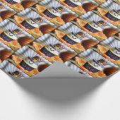 Pop Art Pilgrim Cupcakes Cadeaupapier (Hoek)