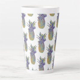 Pop Art Pineappels Latte Mok