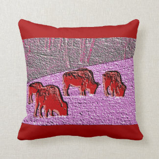 Pop Art Pink Buffalo Kussen