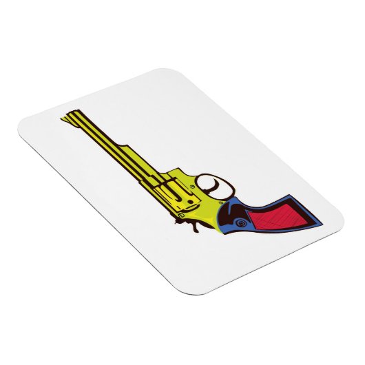 Pop Art Pistool Magneet (Rechterzijde)