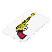 Pop Art Pistool Magneet (Linkerzijde)