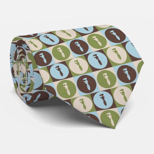 Pop Art Plumbing Stropdas (Opgerold)