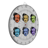 Pop Art Poe Dartbord (Voorkant Links)