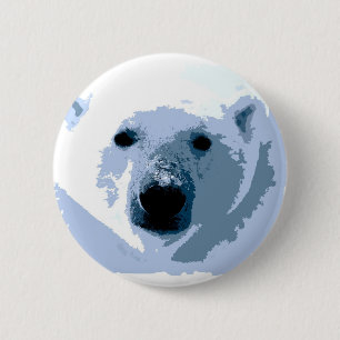 Pop Art Polar Beer Ronde Button 5,7 Cm