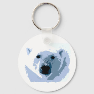 Pop Art Polar Beer Sleutelhanger
