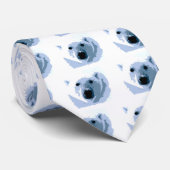 Pop Art Polar Beer Stropdas (Opgerold)