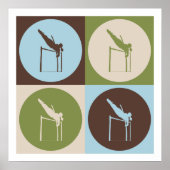 Pop Art Pole Vaulting Poster (Voorkant)