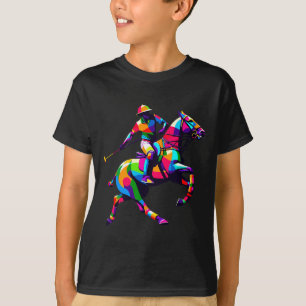 Pop Art Polo Paardrijden Paarden Equestrian Ho