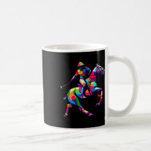 Pop Art Polo Paardrijden Paarden Equestrian Ho Koffiemok