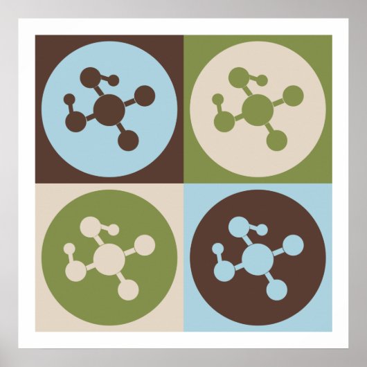 Pop Art Polymer Chemistry Poster (Voorkant)