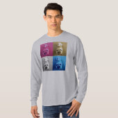 pop art pooter t-shirt (Voorkant volledig)