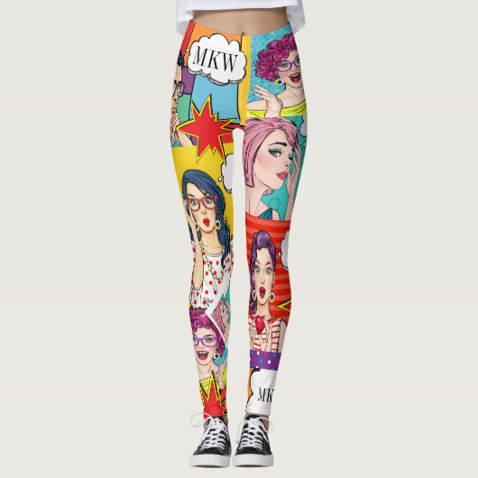 POP ART POP LEGGINGS (Voorkant)