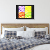 Pop Art POPCORN Canvas Afdruk (Insitu (Slaapkamer))